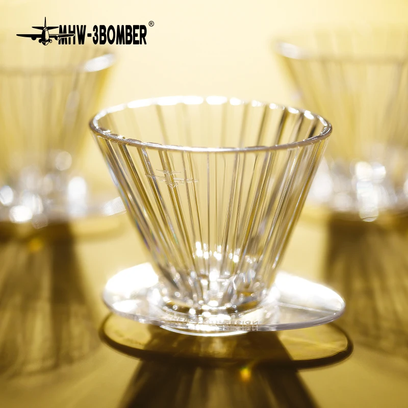 قمع قهوة تقطير + ورق ترشيح ٢٠ قطعة