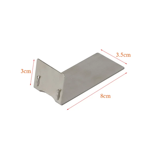 Metal Stainless Steel Angled Card Holder