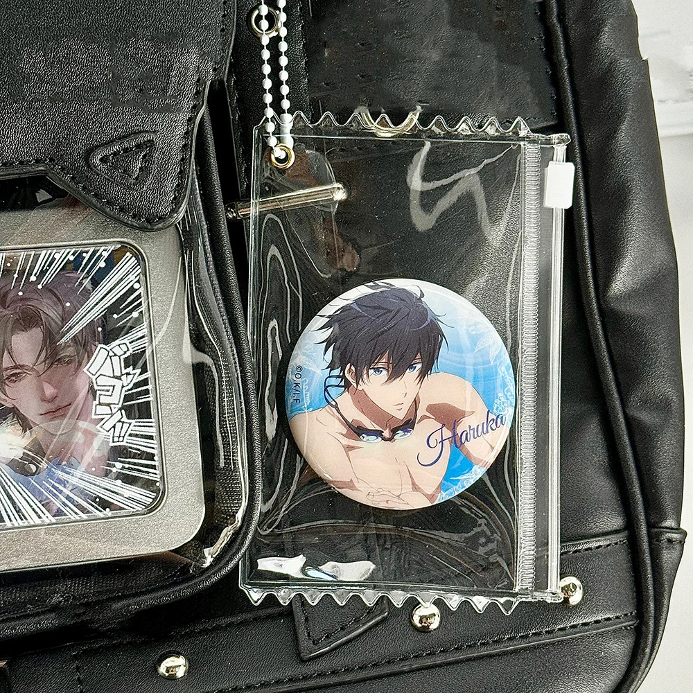 INS Transparent Candy Bag Idol Photo Card Holder Card Holder Card Protector Idol Card Protector Photo Card Holder High Definition DIY Card Sleeves Badge Organizer Display Bag