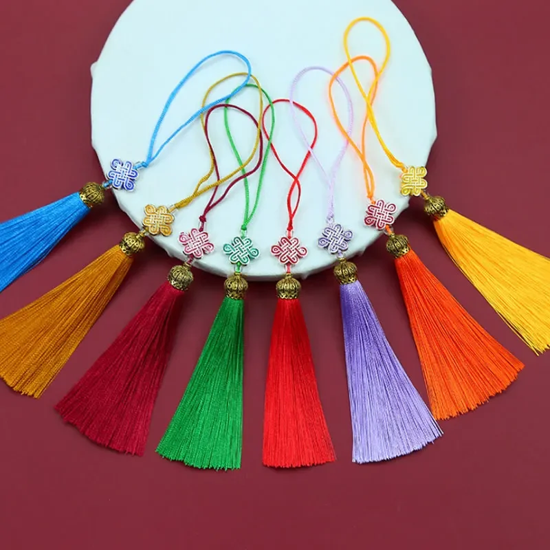 2 5Pcs Tassel Crown Cap Cloisonne Tassels Fringe Crafts Tassels Key for DIY Jewelry Making Embellish Accessories tassel fringe tassel decoration tassel accessories tassel trim mini tassels silky floss tassels leather tassels fluorescent tassels
