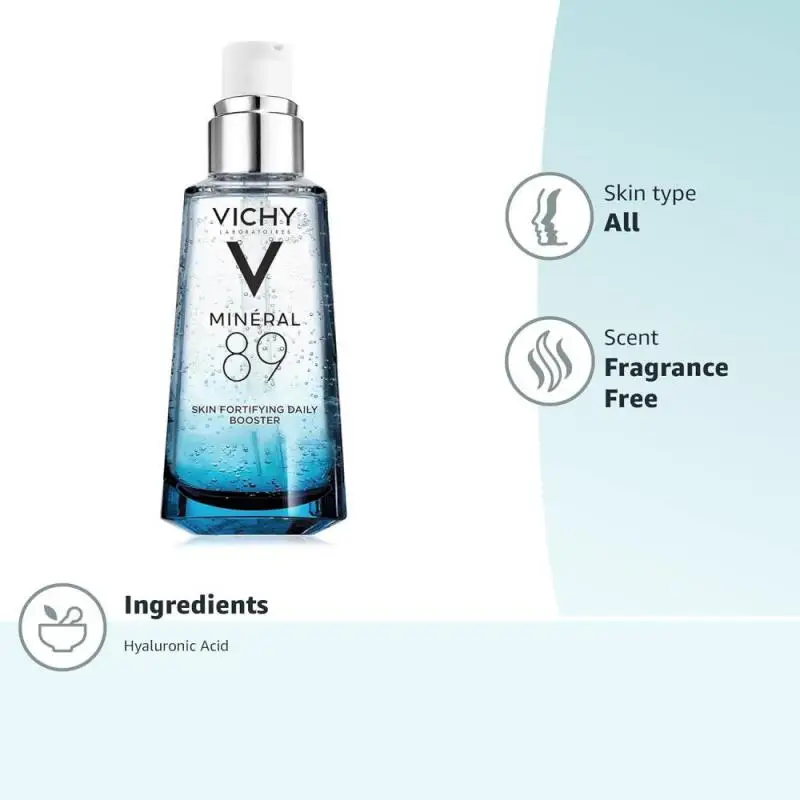 Vichy Mineral 89 Hyaluronic Acid Face Serum and Mineral 89 Eyes