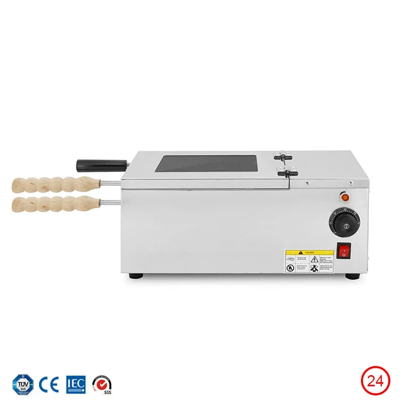 Commercial Bagel Machine, Ice Cream Bagel Machine, Chimney Rolling Hungarian Cake Roll Oven