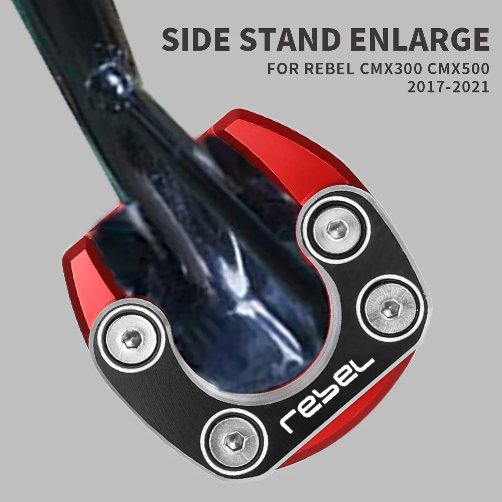 

Side Stand Foot Enlarger Plate Kickstand Support Pad Shell For Honda Rebel CMX 300 500 CMX300 CMX500 2017 2018 2019 2020 2021