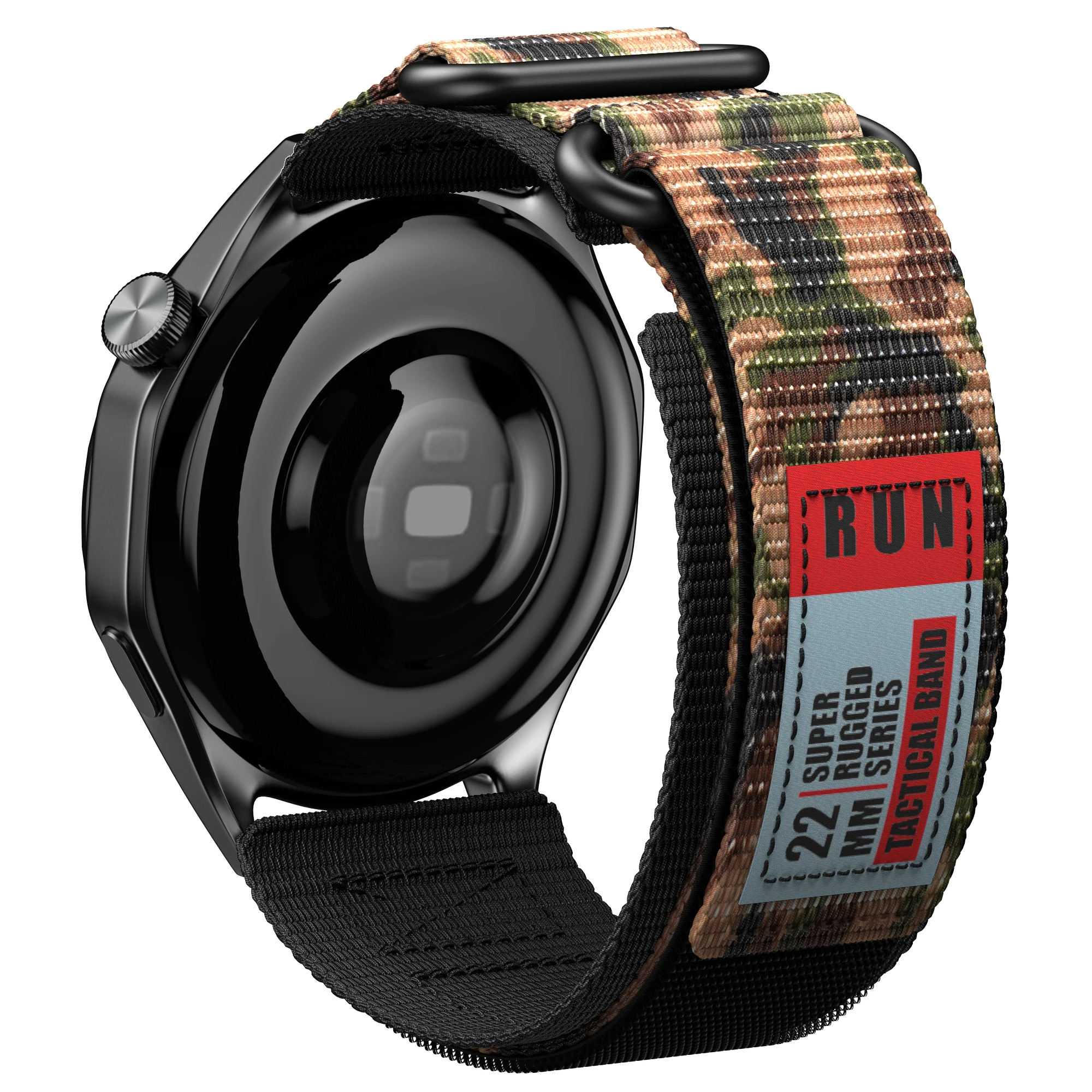Nylon Velcro Sport Watch Band - 22mm Strap