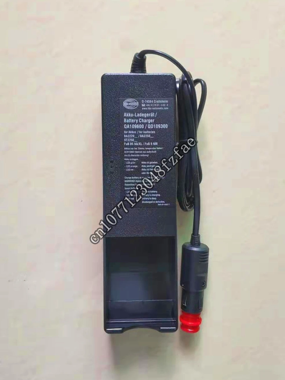 

HBC Pump Truck Remote Control Ba225030 Battery Charger Qa109600