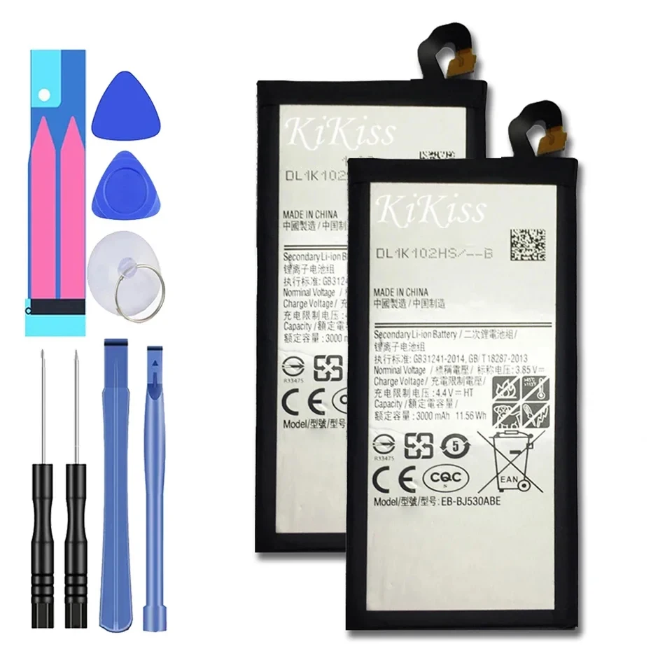 Batteria Eb-Bj530Abe 3000Mah Per Samsung Galaxy J5 2017, Per Galaxy J5 Pro, Sm-J530F/Ds, Sm-J530K,J530L,J530S,J530Y/Ds