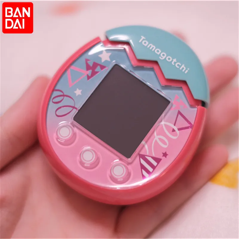 Original Bandai Tamagotchi Pix Party Electronic Virtual Pet Machine Color  Screen Interactive E-Pet Game Fun Toy Children Gift