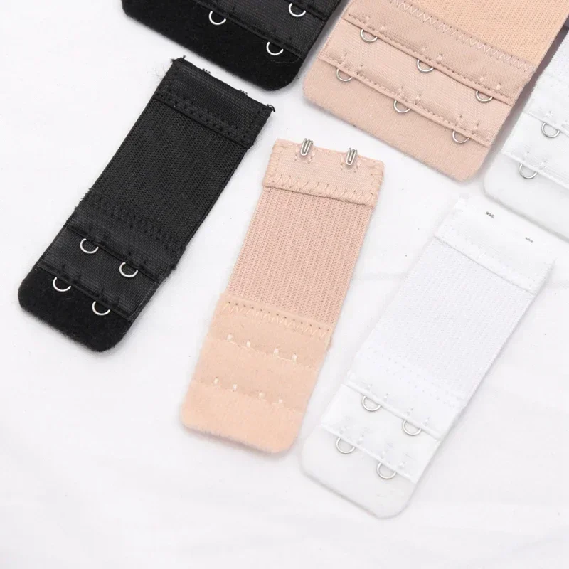 New 3pcs Bra Extender for Women's Elastic Bra Extension Strap Hook Clip Expander Adjustable Belt Buckle Intimates Accessories
