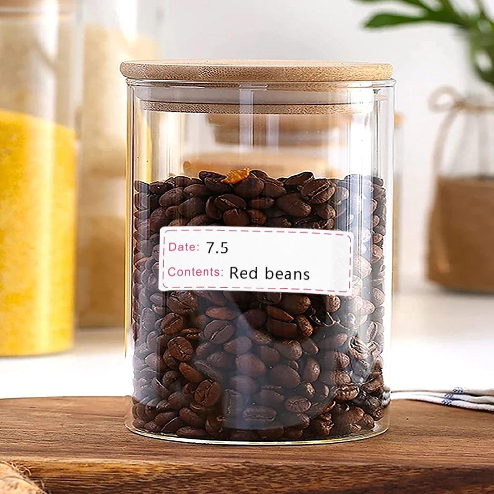 125pcs/roll Blank Date Writable Label Sticker Kitchen Refrigerator Food Storage Classification Labels Container Jar Mark Tag label stickers scrapbook stickers