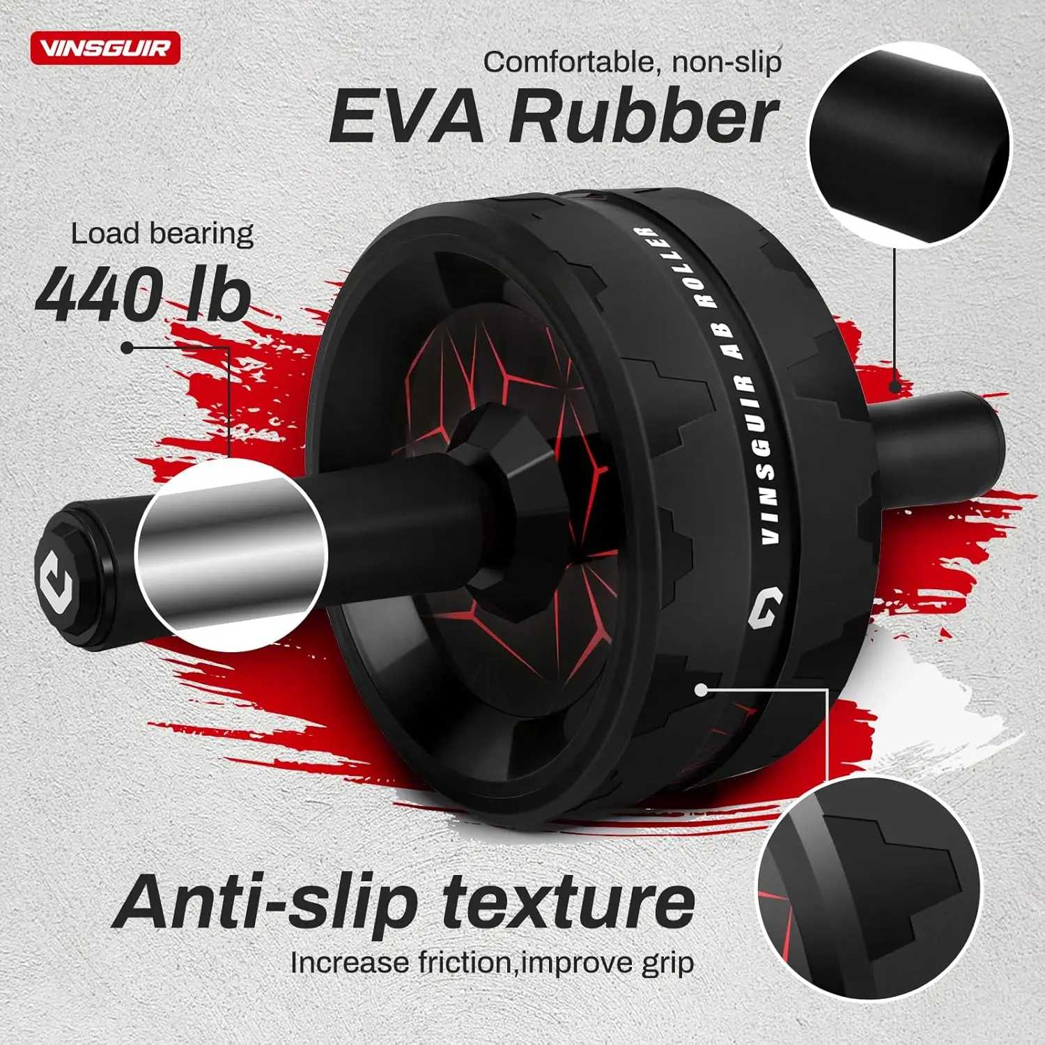 Ab Roller Wheel with Knee Pad image 4