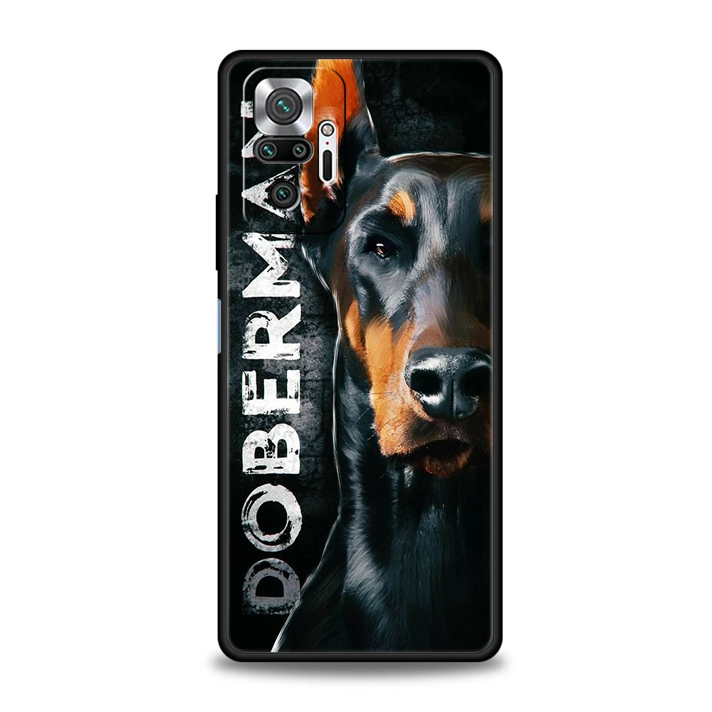 Doberman Dog Design Soft Shell Phone Case Cover