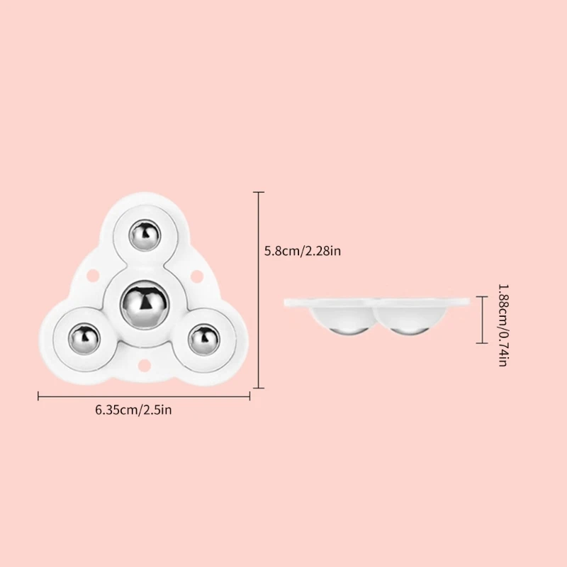 Easy Move Furniture Base Rollers Not Hole Needed Sliders set for Sofa Bed Chairs