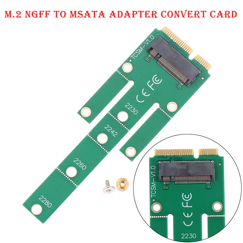 

M.2 NGFF на MSATA конвертер адаптеров карточка SSD, плата твердотельного диска B KEY Protocol M.2 NGFF на Msata