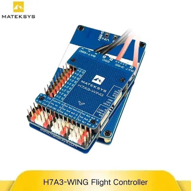 MATEK H7A3-WING Flight Controller, 3-8S F7 FC with OSD & MicroSD, for RC FPV Drone Airplane Fixed-Wing Multirotor 1