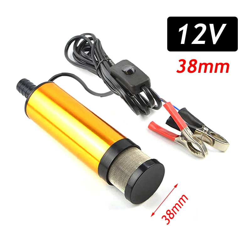 51MM 38MM Car Electric Oil Pump for Diesel Oil Water 12V 24V