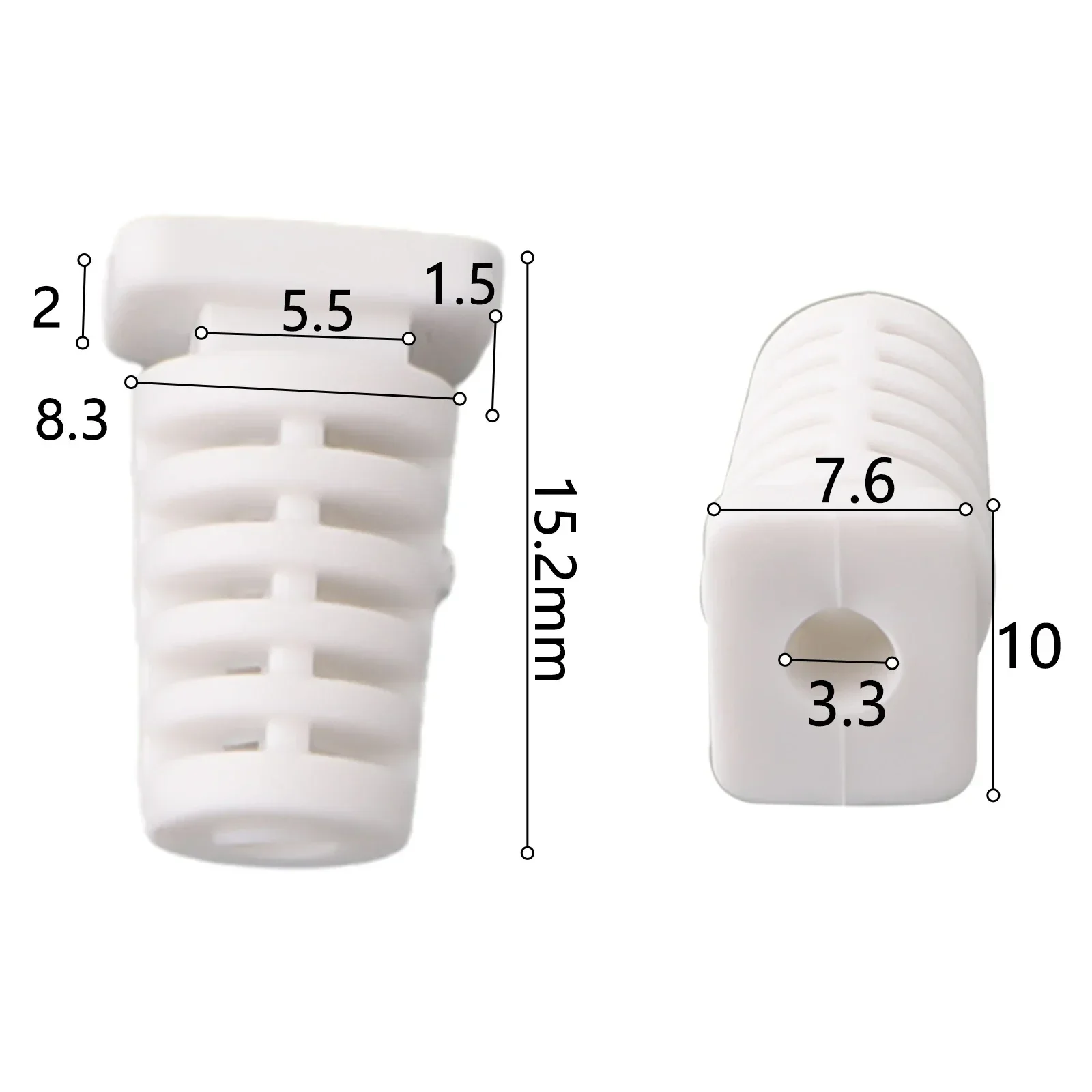 10PCS Cable Gland Connector 2.8-5.6mm Rubber Strain Relief Cable Protectors Glands Power Tool Household Appliances electrical connector cable gland strain relief bushing