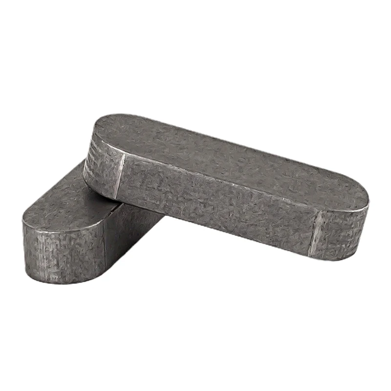 M7 탄소강 A 유형 플랫 키 다웰 드라이브 샤프트 평행 라운드 엔드 헤드 키