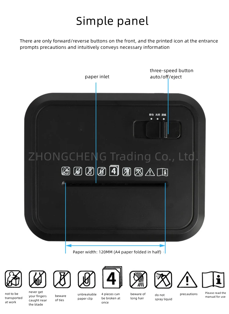 potência mini portátil arquivo shredder partícula elétrica informações confidenciais