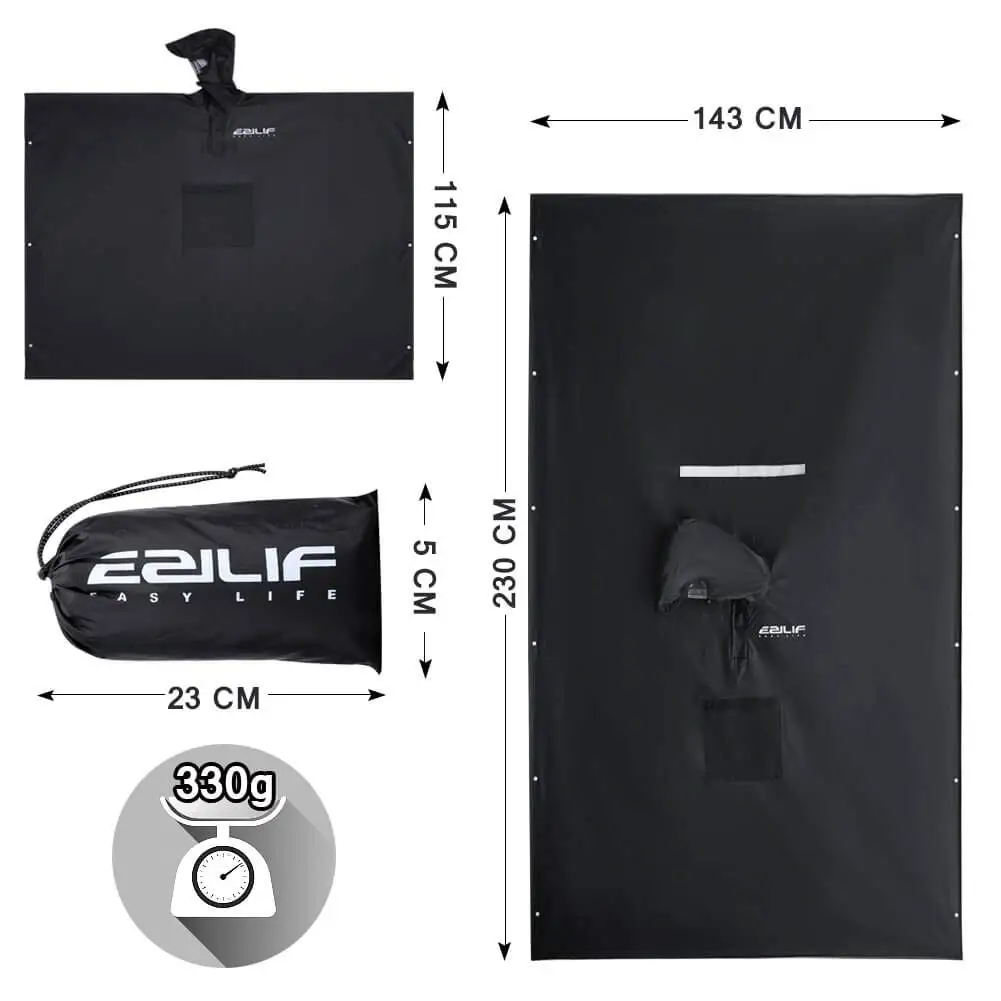 Raincoat Poncho 210T Oxford Cloth Portable