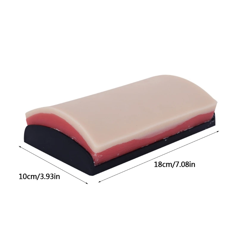 Multifunctional IV Injection Training Pad Suture Practice Pad for Students Interns Realistic Silicone Education Use