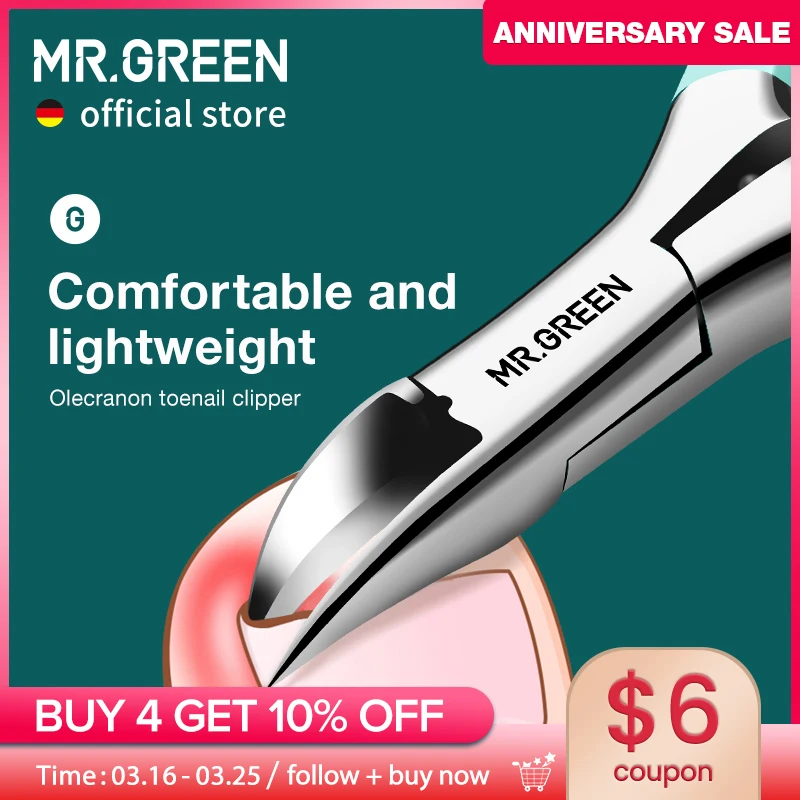 MR.GREEN wrastające obcinacz do paznokci obcinacz do paznokci narzędzia do Pedicure ze stali nierdzewnej grube palce korekta paznokci głęboko w rowki paznokci - AliExpress 66