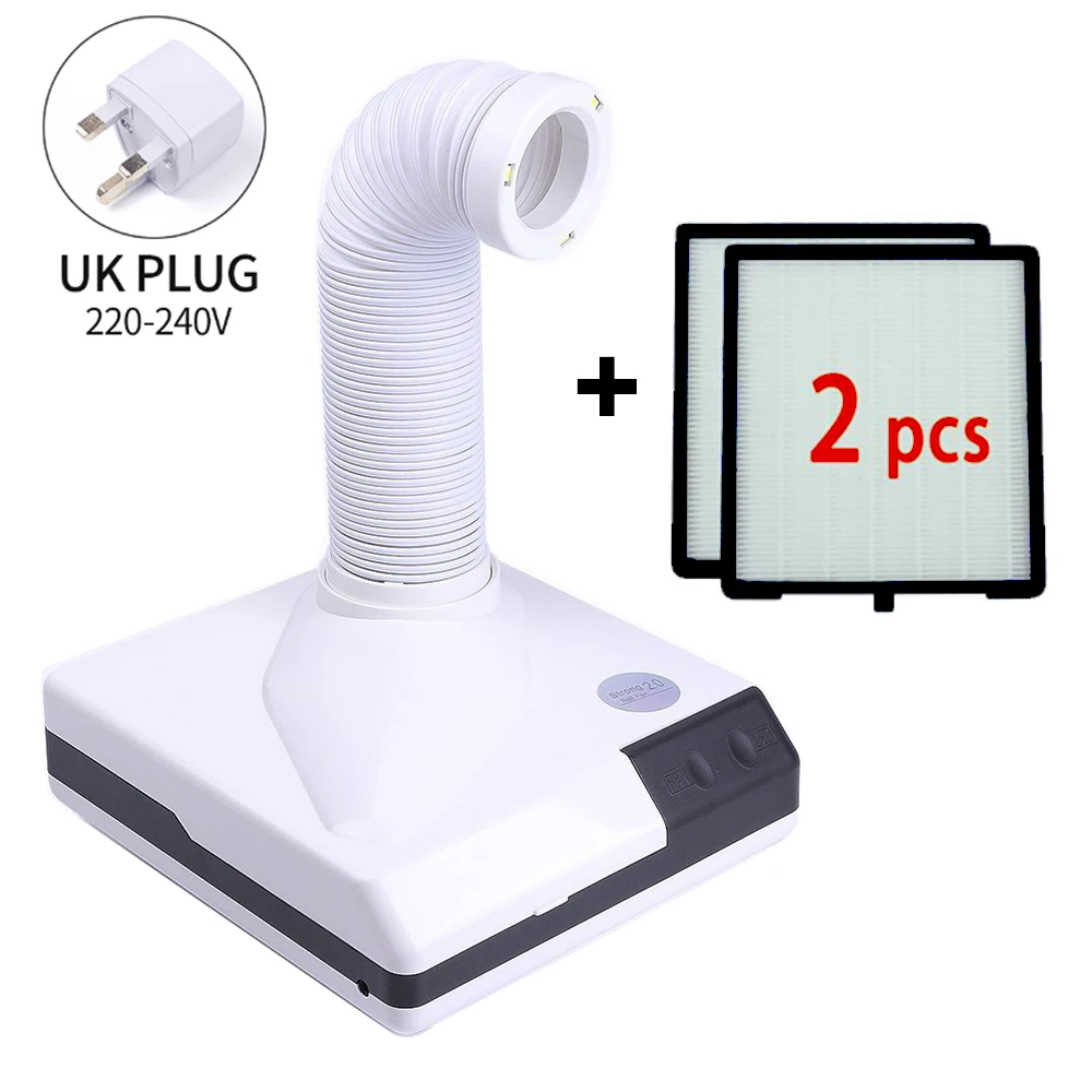 ネイル集塵機,プロのネイルアートサロン用の強力な掃除機,2 in 1