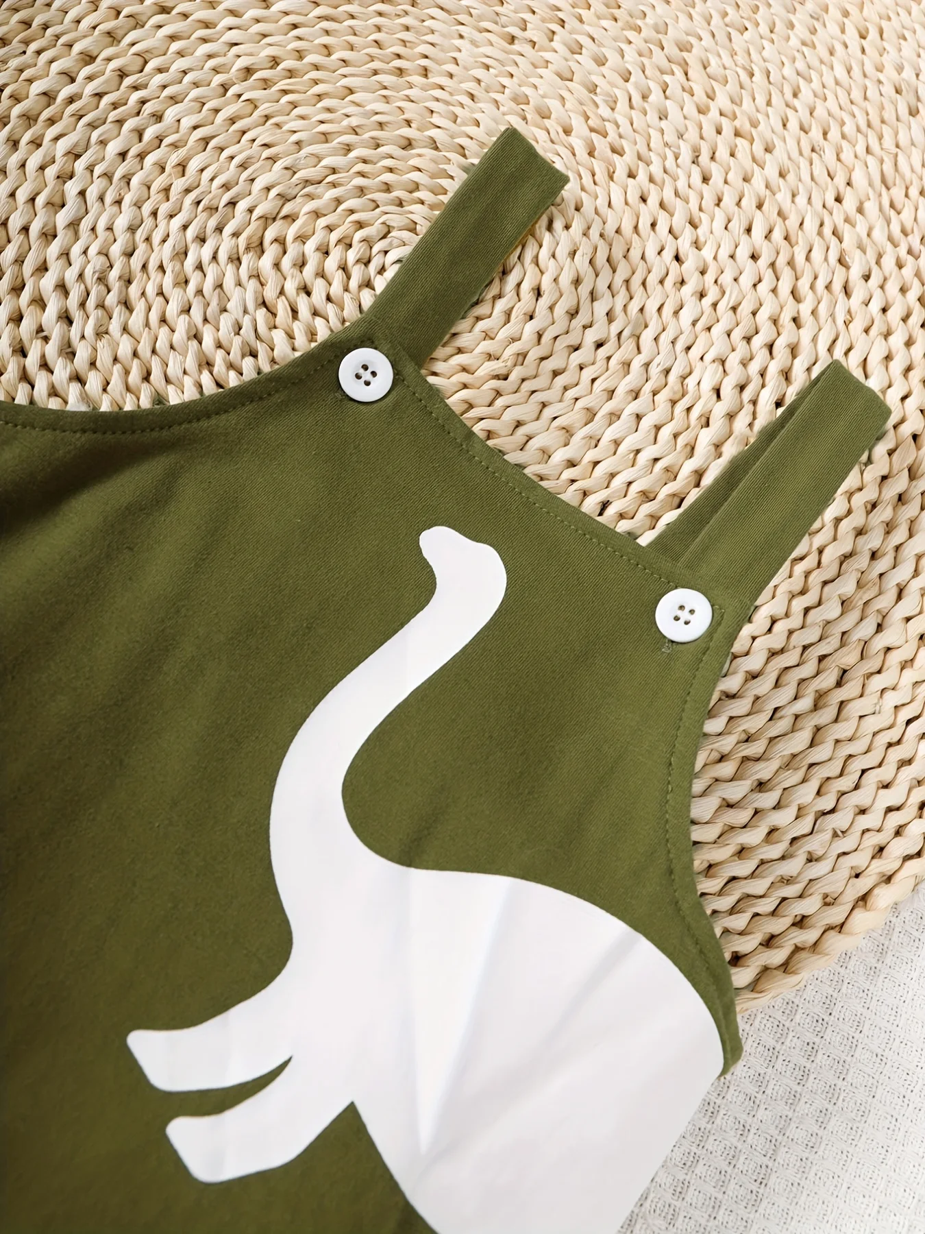 قميص ديناصور للربيع والصيف بأكمام قصيرة مع طقم مكو...