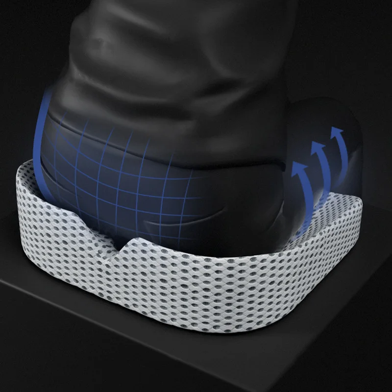 Universal Breathable Seat Cushion,Memory Foam Seat Bone Relief Pad for Hips,Lower Back, Hamstrings,Buttocks Seat Cushion Chair