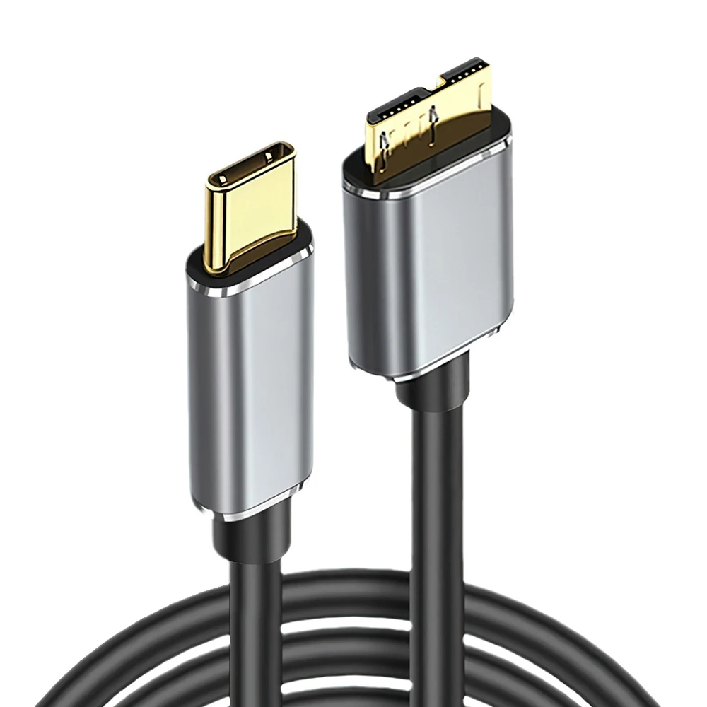 External Hard Drive Cable USB 3.0 Type C To Micro B Hard Disk Data Wire For Toshiba Seagate WD Sandisk Connector PC Laptop 5Gbps