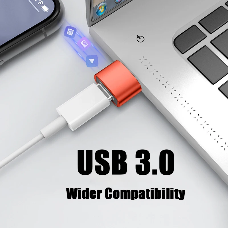 USB 3.0 To Type C Adapter 10A OTG TypeC Female to USB Male Converter Fast Charging Data Transfer Macbook Xiaomi Samsung usb to type c adapter otg adapter type c adapter