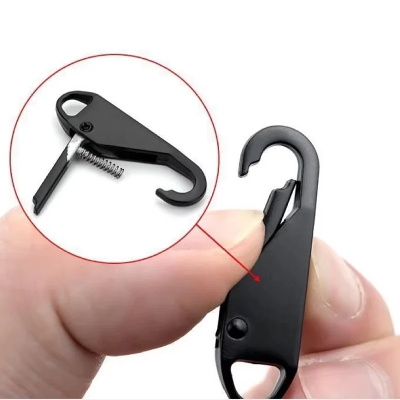 Universal Metal Zipper Pull Replacement Instant Repair Kit Detachable Luggage Purses Clothing Zipper Slider Puller Tools 2/5Pcs