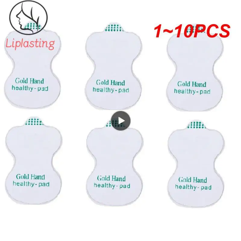 Gel Electrode Pads Gourd Shape Easy To Carry High Adhesion Recycle High Conductivity Hydrogel Patch 1-10PCS electrode pads