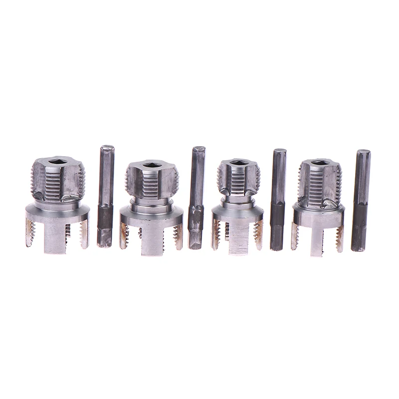 1/2" 3/4" PPR Threader Integrated Internal External Pipe Threading Tool Electric Drill Compatible PVC Pipe Threader Kit