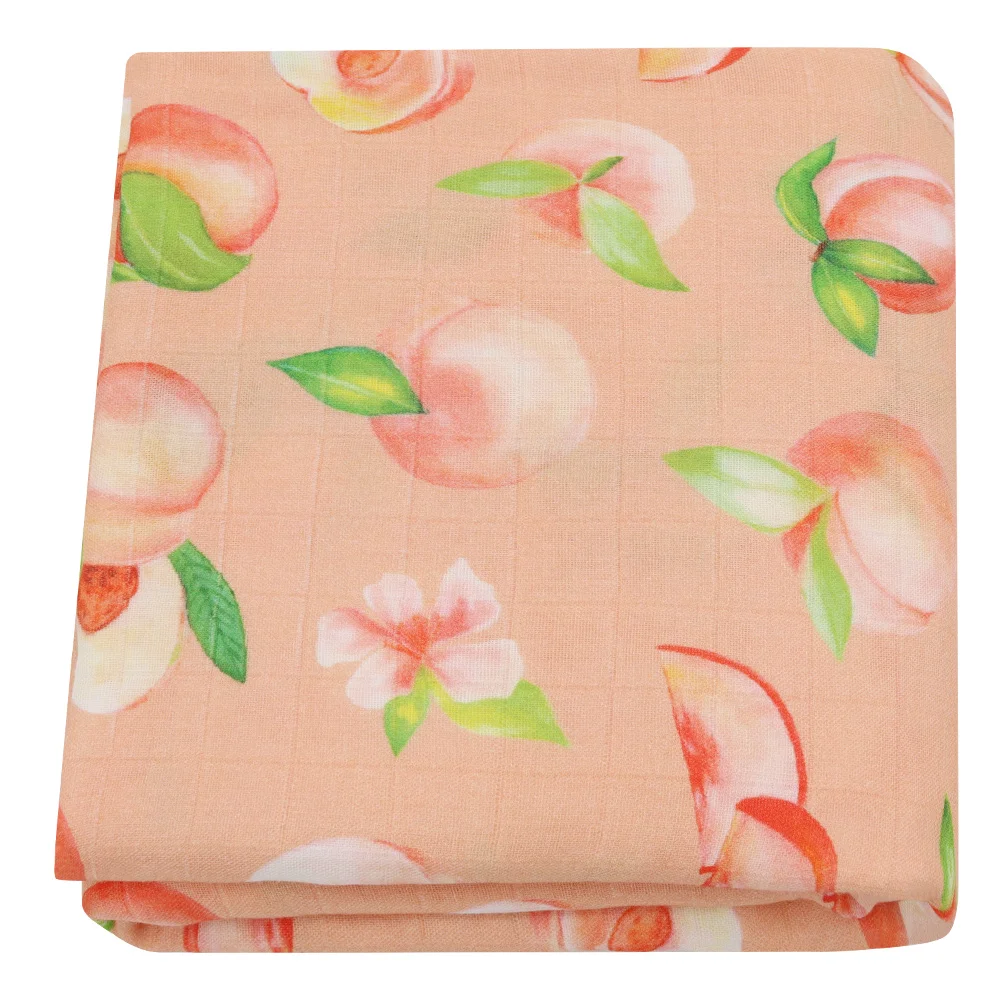 120X120CM Bamboo Cotton Baby Blanket Super Soft Muslin Baby Swaddle Wrap Infant Stroller Nursing Cover Bath Towel