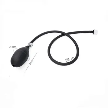 Inflatable Huge Anal Butt Plug Built-in Steel Ball Women Vaginal Anal Dilator Expandable Silicone Men Prostate Anal Cleaning 6