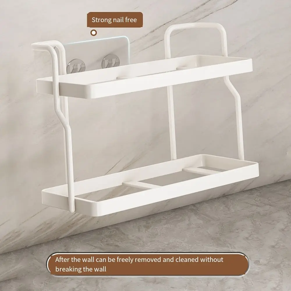 Washing Table Kitchen Seasoning Rack Cosmetic Storage Rack Punch-free Desktop Storage Rack Acrylic Multi-layer Storage 3