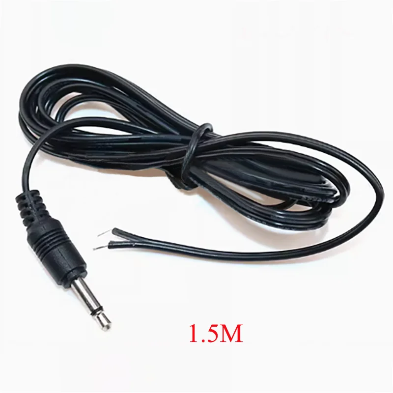 Enhanced title: Premium 3.5mm Plug for Monaural Headphones - Solder-Ready Audio & Dual-Channel AUX Cable Terminal