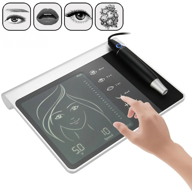 

Touch Screen PMU Tattoo Machines Dermograph Micropigmentation Machines Premium Charmant Permanent Makeup Digital Pen for Eyebrow