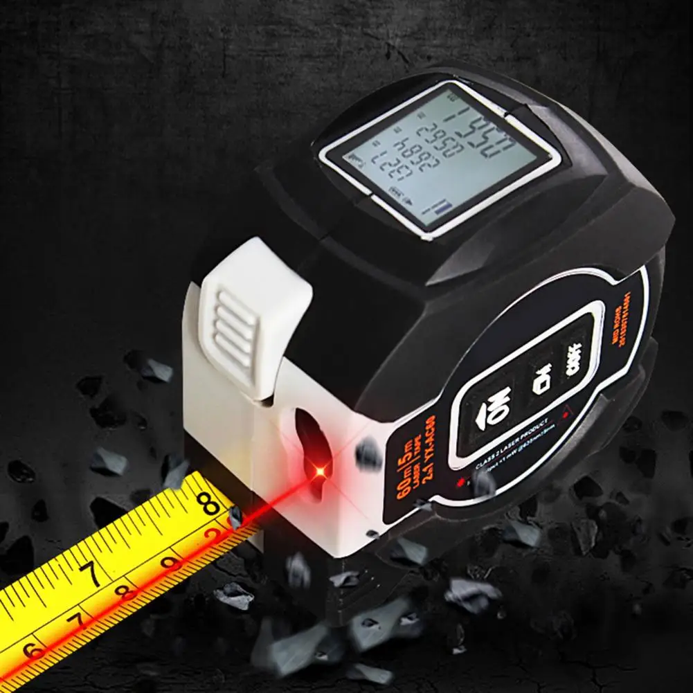 Self-locking Measurement Ruler Led Display Measuring Tool Led Digital Display Multifunctional Measuring Ruler High for Precision