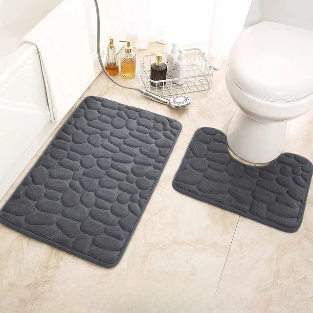 Large Size Bathroom Non slip Floor Mat Non slip Absorbent - Temu
