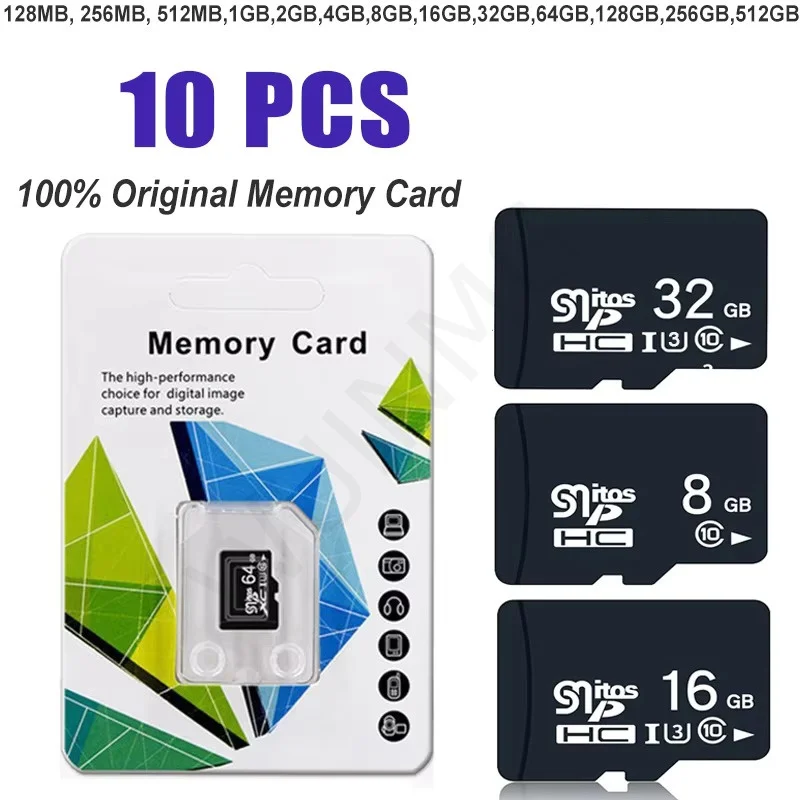 10-Pack Blank USB Flash Drives 1GB To 32GB – Rectangle Metal Key Design, USB 2.0