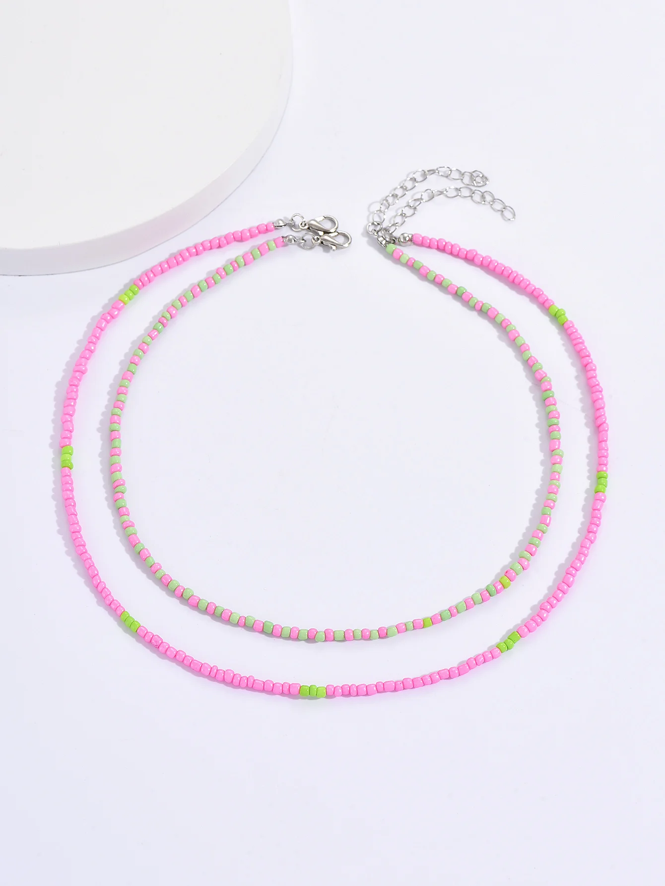 Handmade Necklace Women Fashion Double Layer