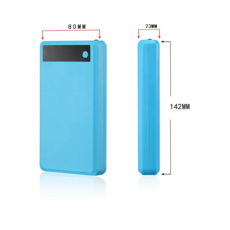 Display Screen Power Bank Shell Micro Type-c Input 6*18650 Battery External Charger DIY Powerbank Box Outer Case,power bank case,battery power bank box