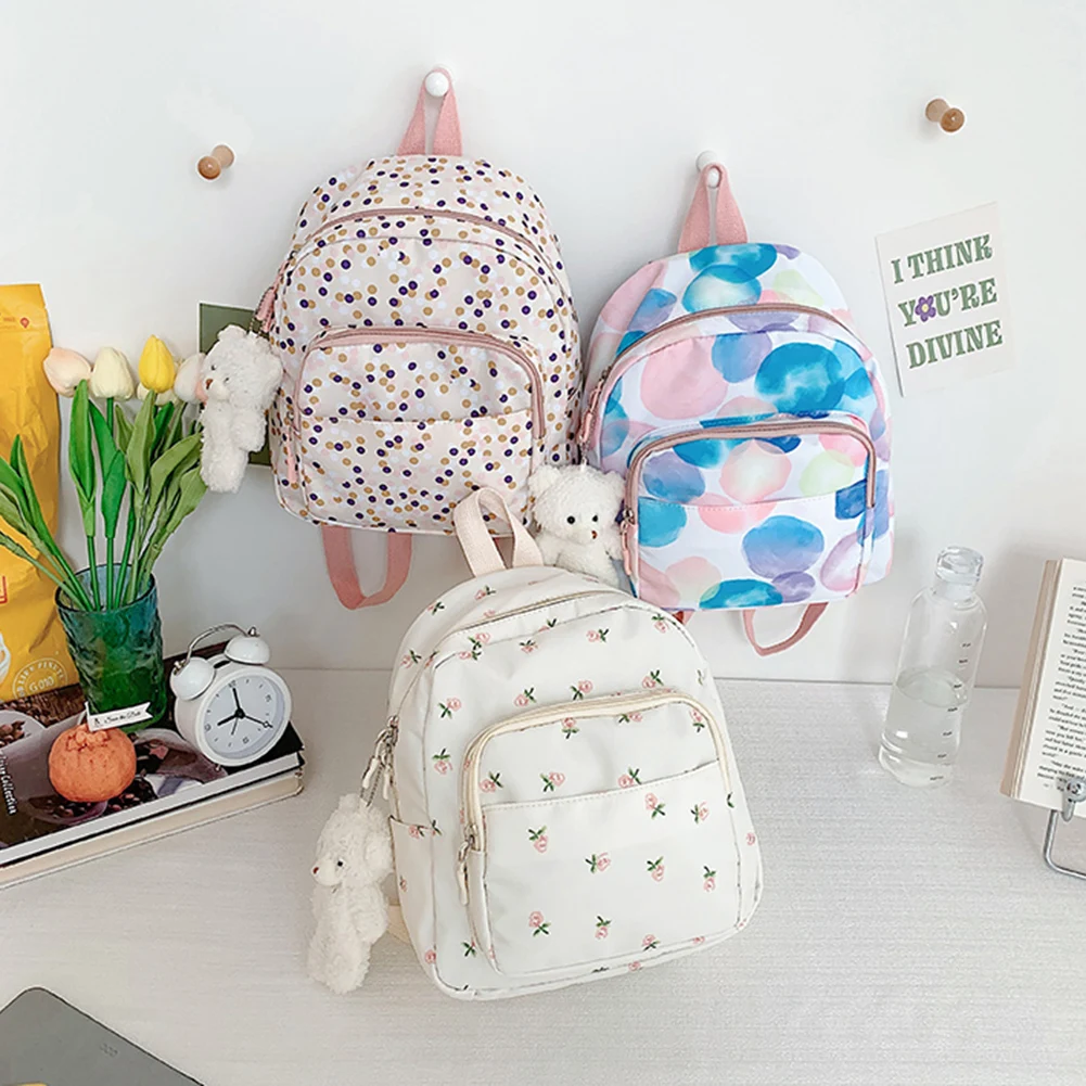 Mini Transparent Women Backpack Fashion PVC Cute Kids Girls Student School Bags Double Shoulder Knapsack for Trip