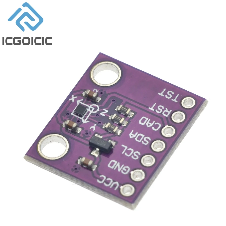 Capteur magnétomètre 3 axes AK09911C Module boussole I2C haute précision pour Arduino drone navigation