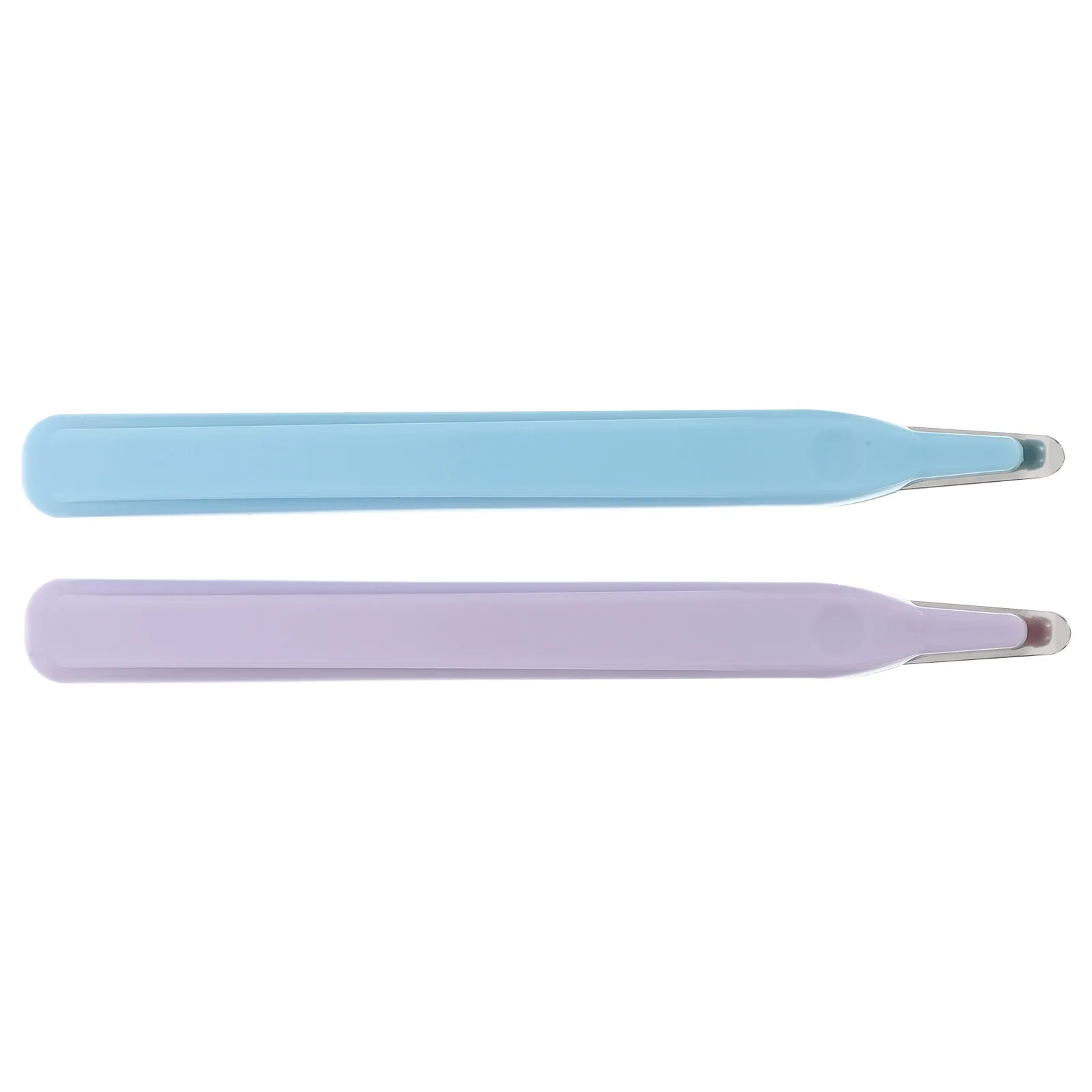 2Pcs 스테이플러 리무버 경량 인체공학적 스테이플 제거 도구 라이트 블루 퍼플 사무실 홈 스쿨 효율적인 다용도