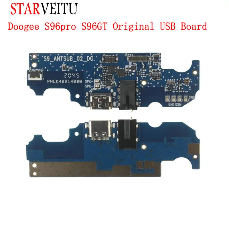 Circuitos Conector Usb Board Charger Headphone Jack Acessórios do Telefone Móvel Doogee S96gt e S96 Pro
