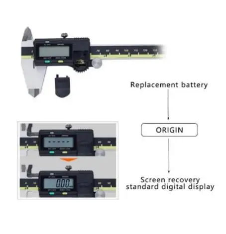 Mitutoyo-LCD  Ͼ Ķ۽ 200mm 8 ġ  Ķ۽  , η ƿ, 1 ǽ