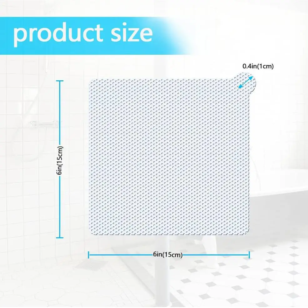 Circular square floor drain anti odor net, no trace adhesive drain net, floor cleaning net sticker