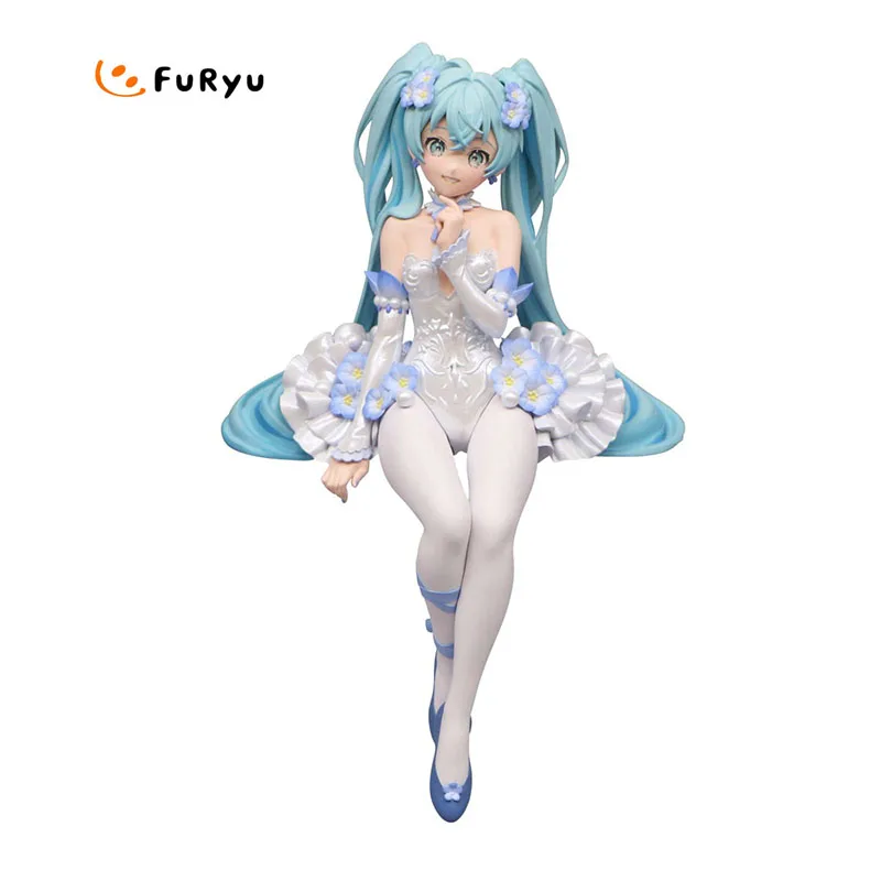 

В наличии оригинальный FuRyu цветок фея лапша стопор Hatsune Miku Piapro персонажи 15 см экшн-фигурка аниме модель игрушки кукла подарок